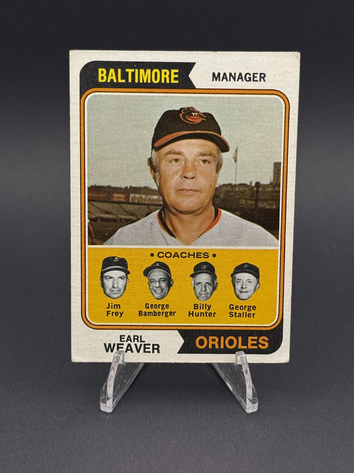 1974 Topps #306 Orioles Field Leaders