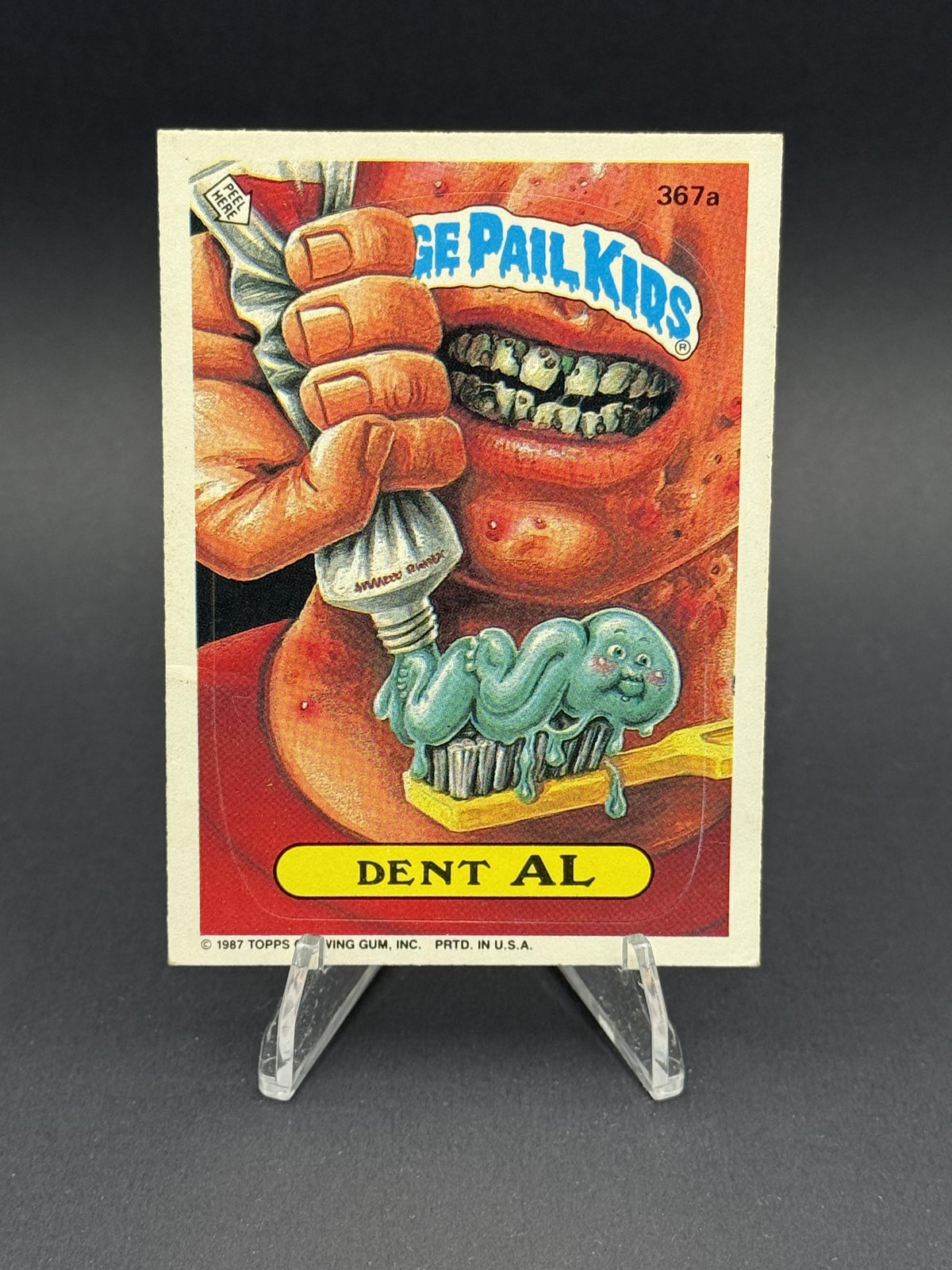 1987 Topps Garbage Pail Kids Series 9 #367b Fluoride Ida