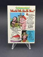 1987 Topps Garbage Pail Kids Series 9 #373b Marooned Maureen