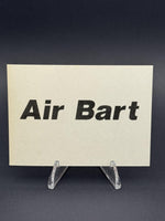 1990 Bart Knows Orange AIR BART (unlicensed) #NNO Bart Simpson