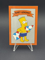 1990 Bart Knows Orange (unlicensed) #NNO Bart Simpson