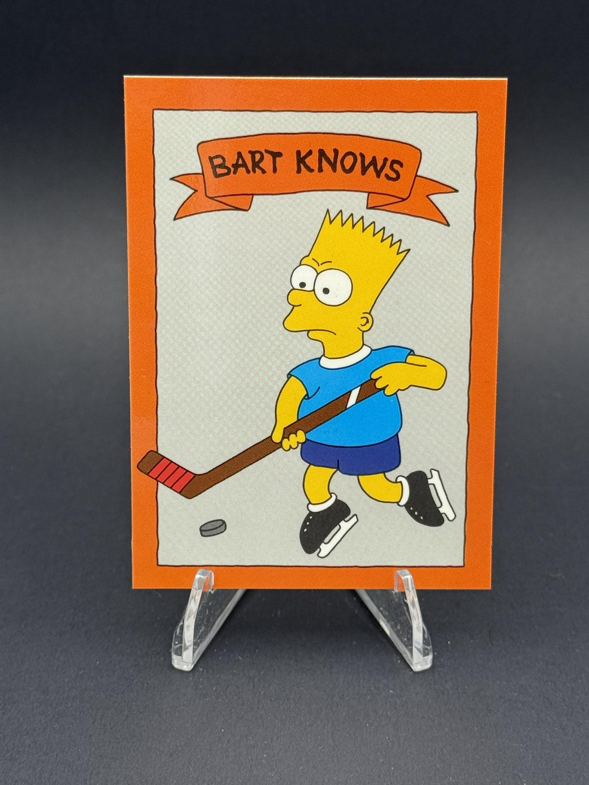 1990 Bart Knows Orange (unlicensed) #NNO Bart Simpson