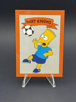 1990 Bart Knows Orange Soccer (unlicensed) #NNO Bart Simpson