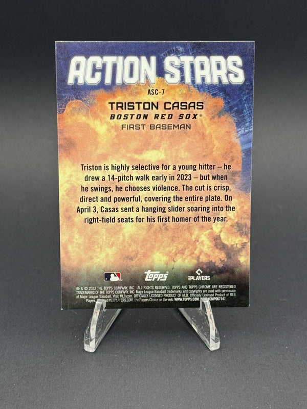 2023 Topps Chrome Update #ASC-7 Triston Casas Action Stars