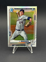 2021 Bowman 1st Draft #BDC-152 Ty Madden Chrome Refractor