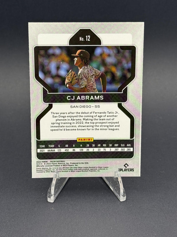 2022 Panini Prizm #12 CJ Abrams (RC)