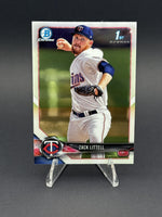 2018 Bowman 1st #BCP101 Zack Littell Chrome Prospects