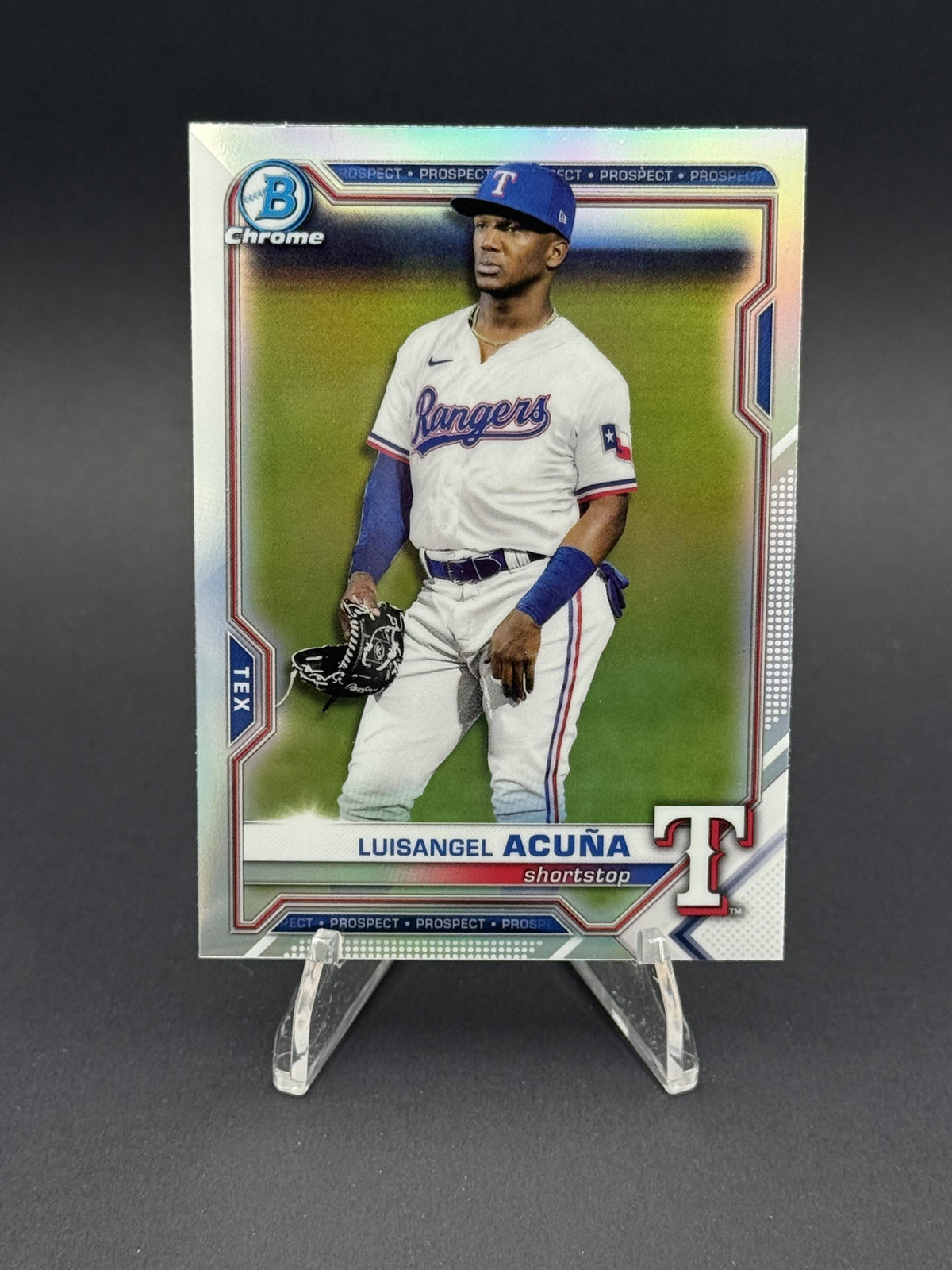 2021 Bowman Draft #BDC-81 Luisangel Acuña Chrome Refractor