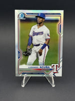 2021 Bowman Draft #BDC-81 Luisangel Acuña Chrome Refractor