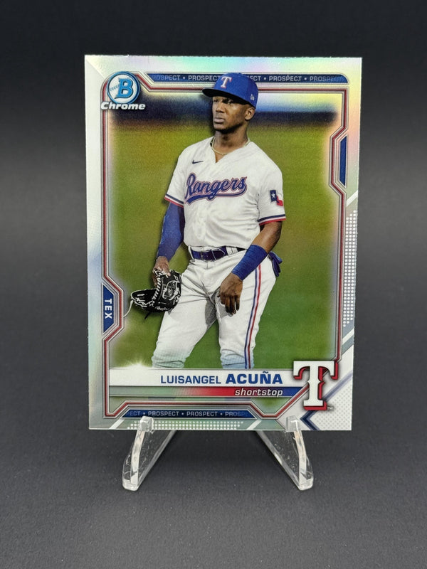 2021 Bowman Draft #BDC-81 Luisangel Acuña Chrome Refractor