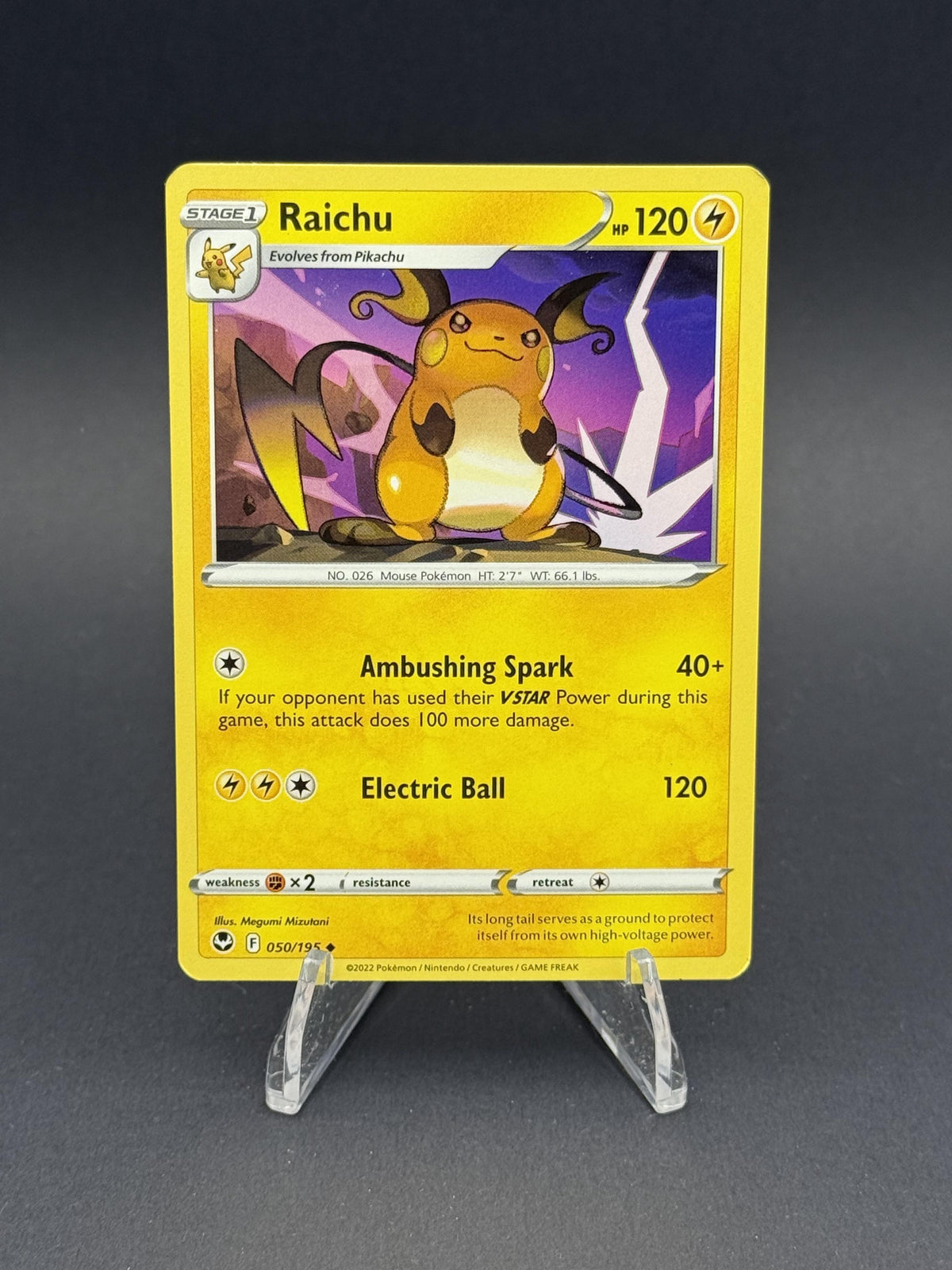 SWSH12: Silver Tempest #050/195 Raichu