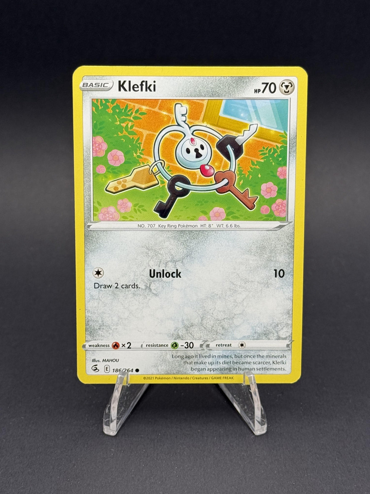 Klefki 186/264 Swsh08: Fusion Strike Reverse Holo