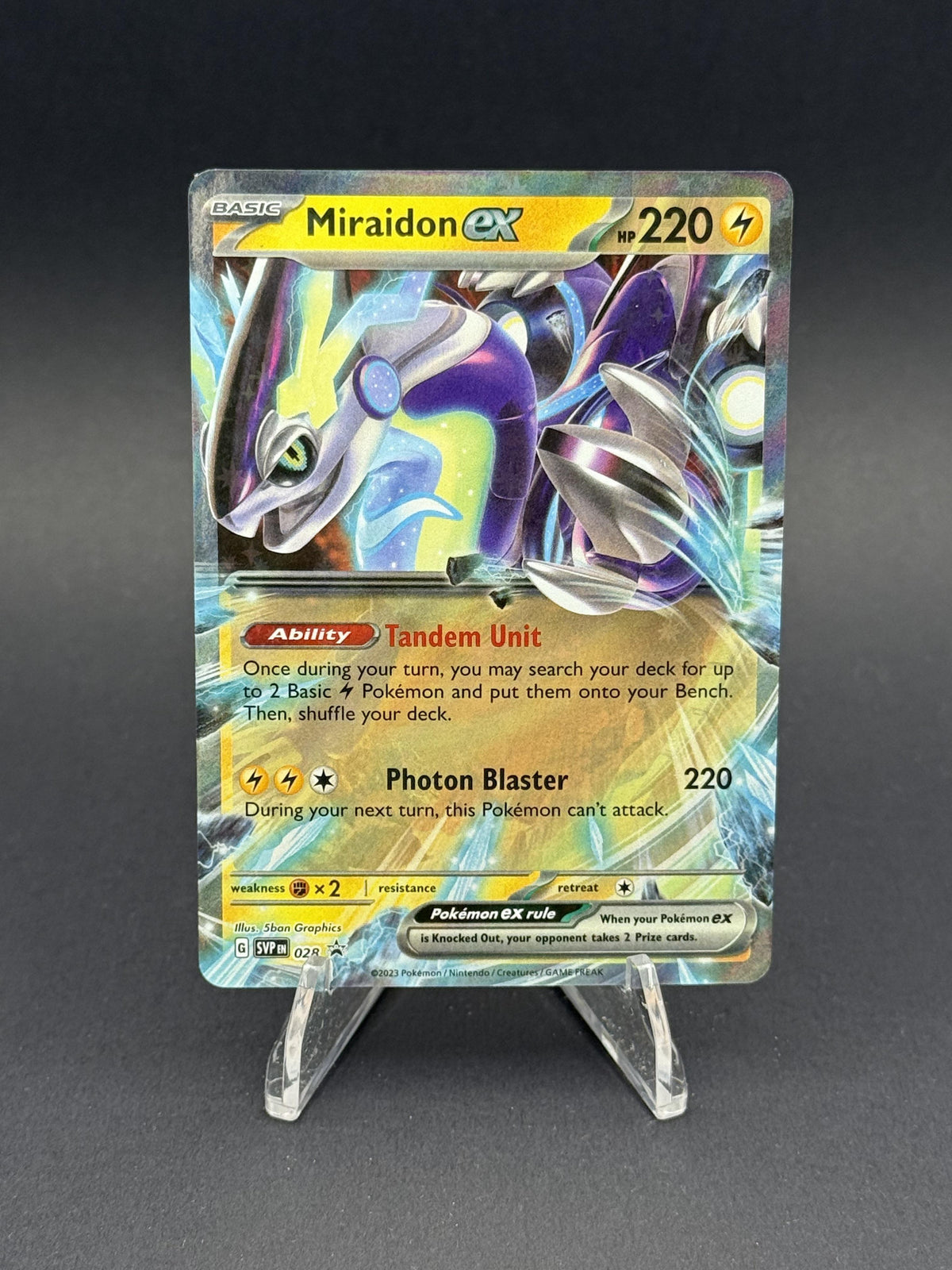 SV: Scarlet & Violet Promo Cards #028 Miraidon ex