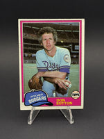 1981 Topps #605 Don Sutton