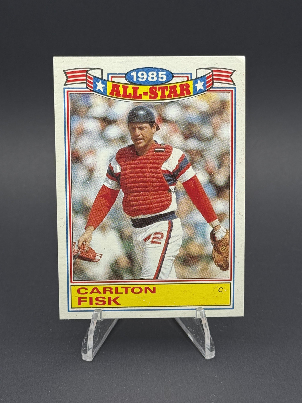 1986 Topps #9b Carlton Fisk Glossy All-Stars