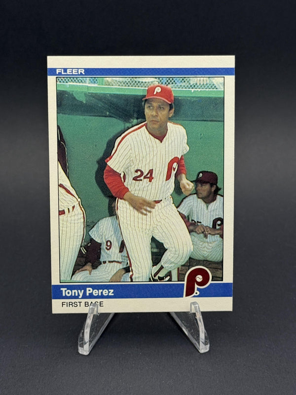 1984 Fleer #44 Tony Perez