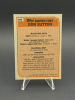 1983 Topps #146 Don Sutton