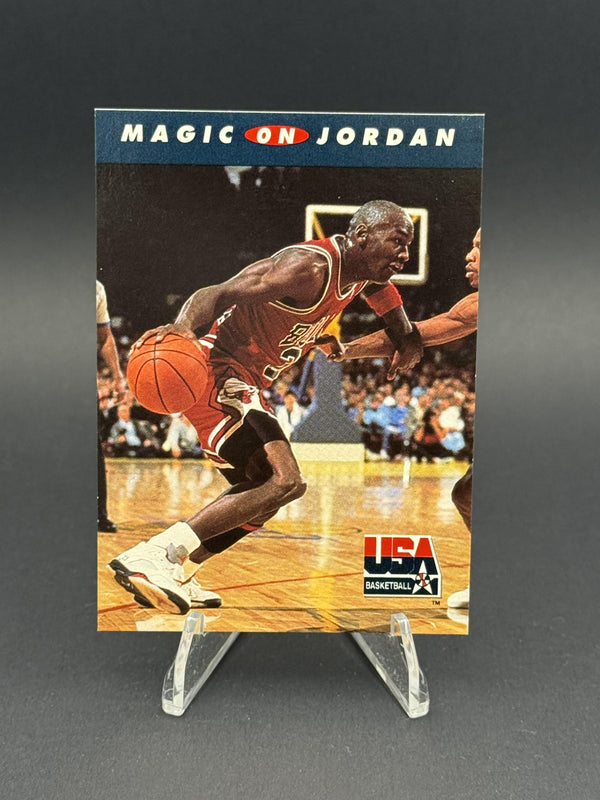 1992 SkyBox USA #105 Magic on Jordan