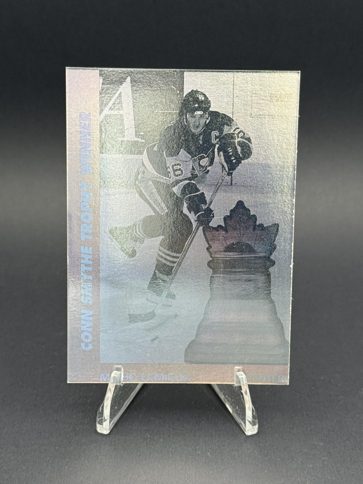1991-92 Upper Deck #AW9 Mario Lemieux Award Winner Holograms