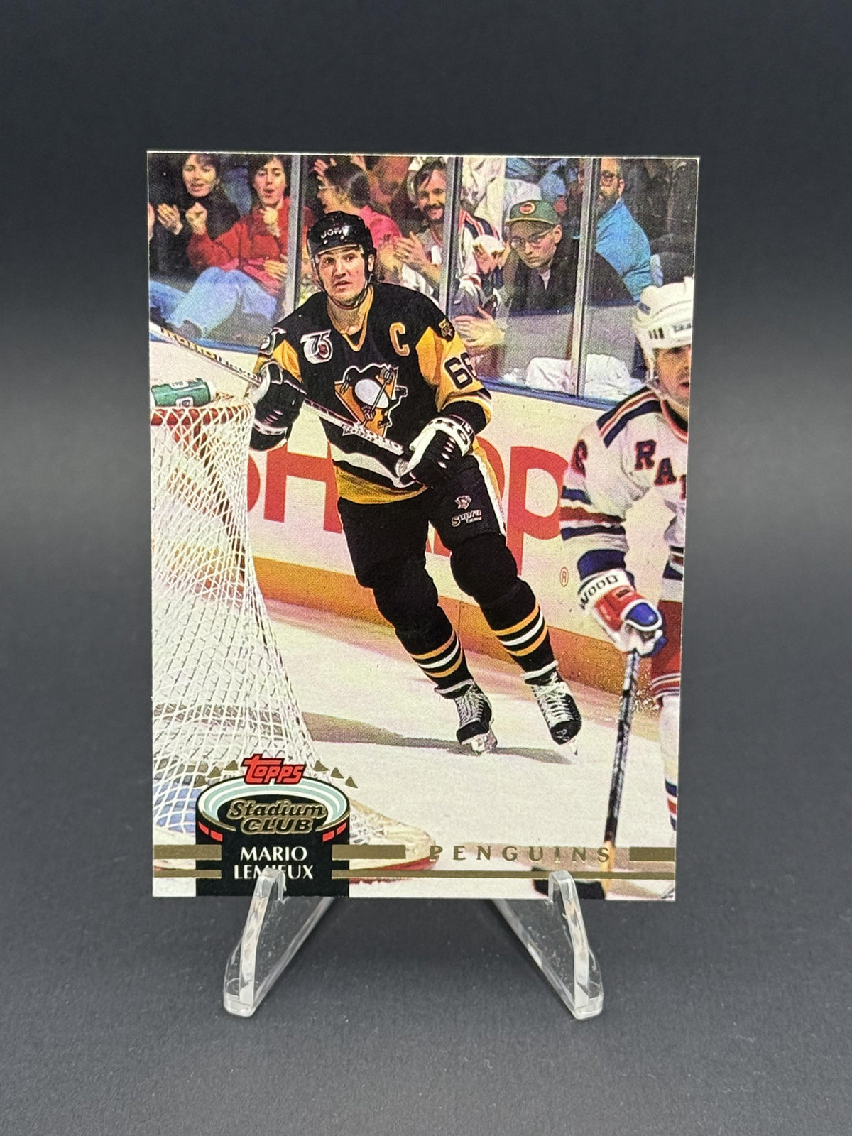 1992-93 Stadium Club #94b Mario Lemieux