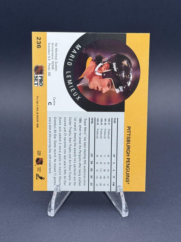 1990-91 Pro Set #236 Mario Lemieux
