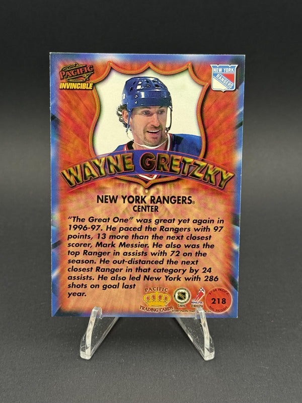 1997-98 Pacific Invincible #218 Wayne Gretzky NHL Regime