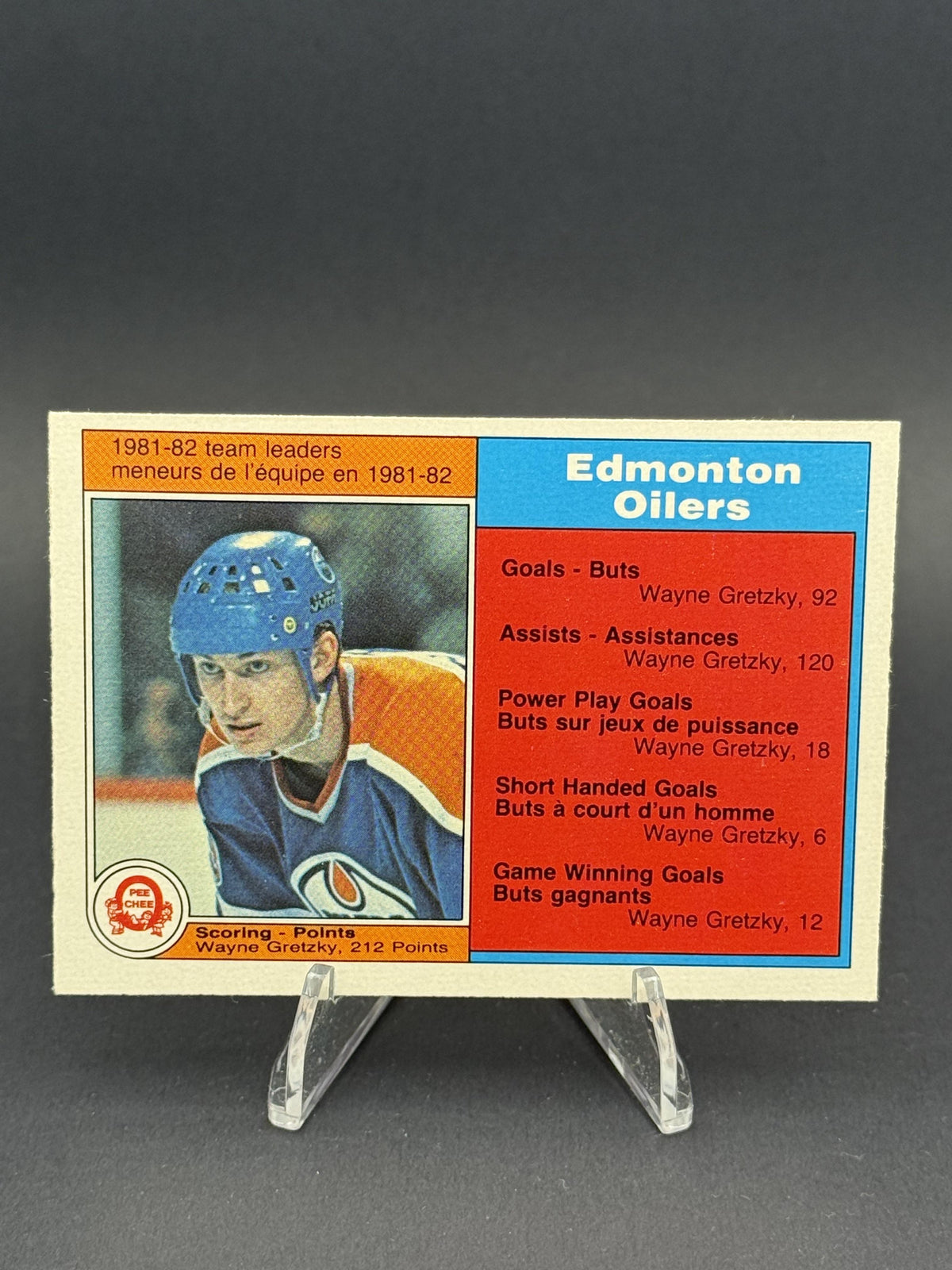 1982-83 O-Pee-Chee #99 Wayne Gretzky