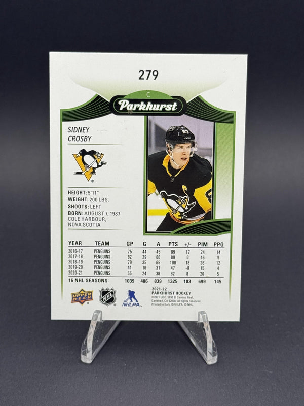 2021-22 Parkhurst #279 Sidney Crosby Silver Border
