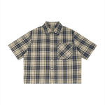 Slab'dUSA | Plaid Boxy Button Up
