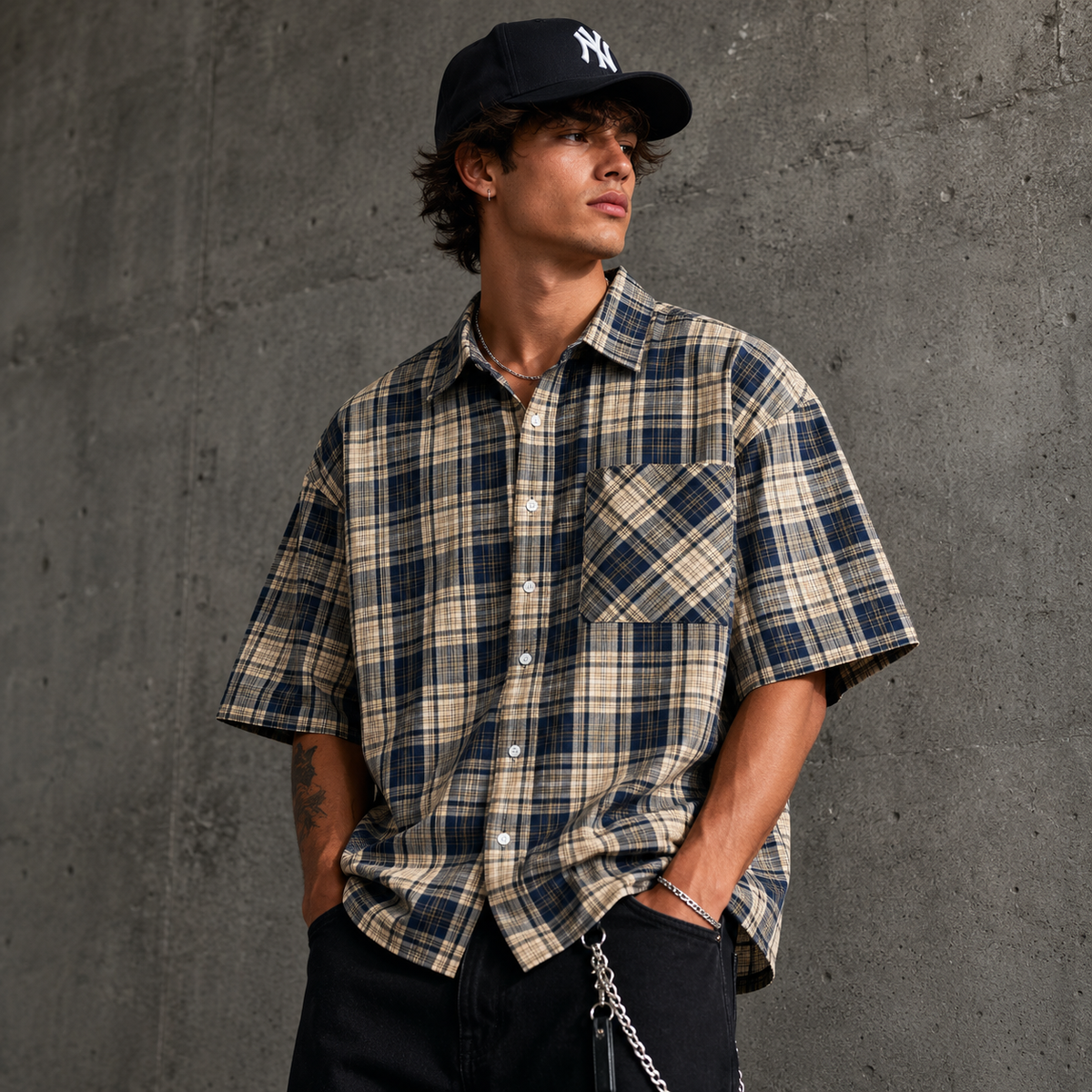 Mid-Century Button Up