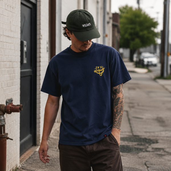Liquid Grin | Oversized Cotton Tee S/S
