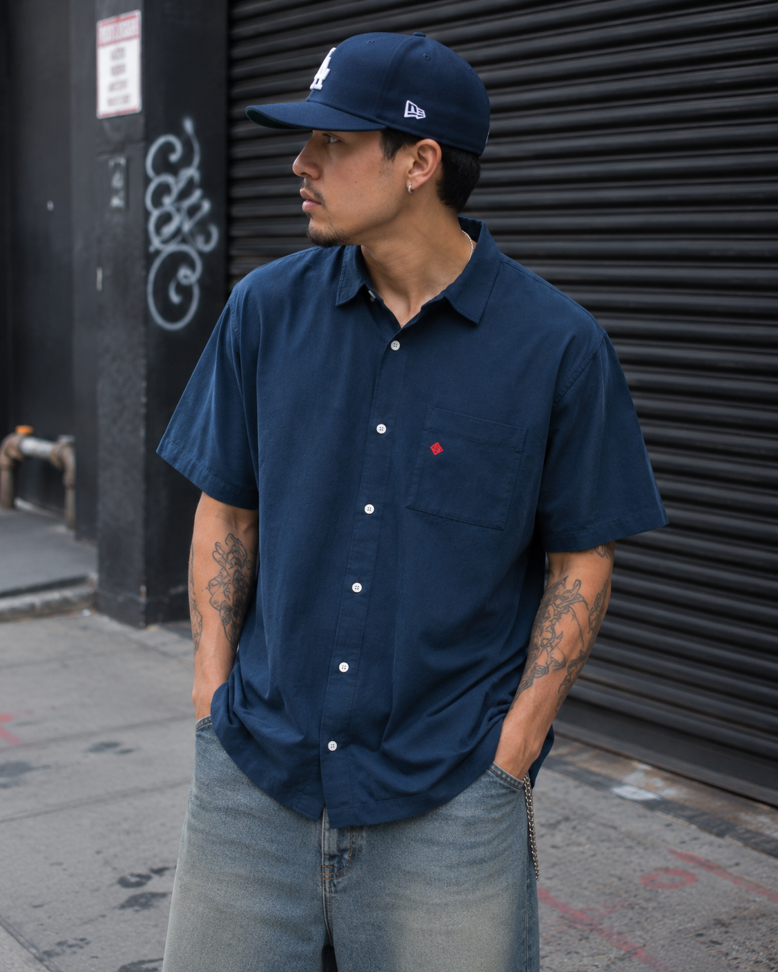 Baseline Button Up S/S