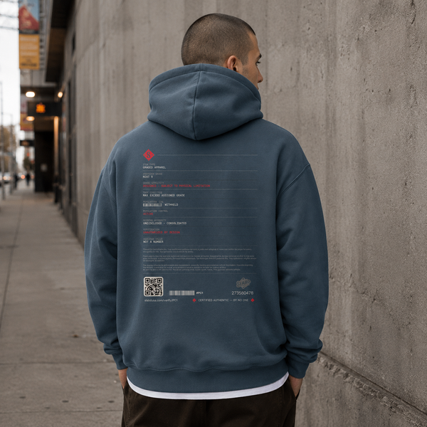 POP CONTROL // ANTI-TRUST Oversize Fleeced Collector's Hoodie