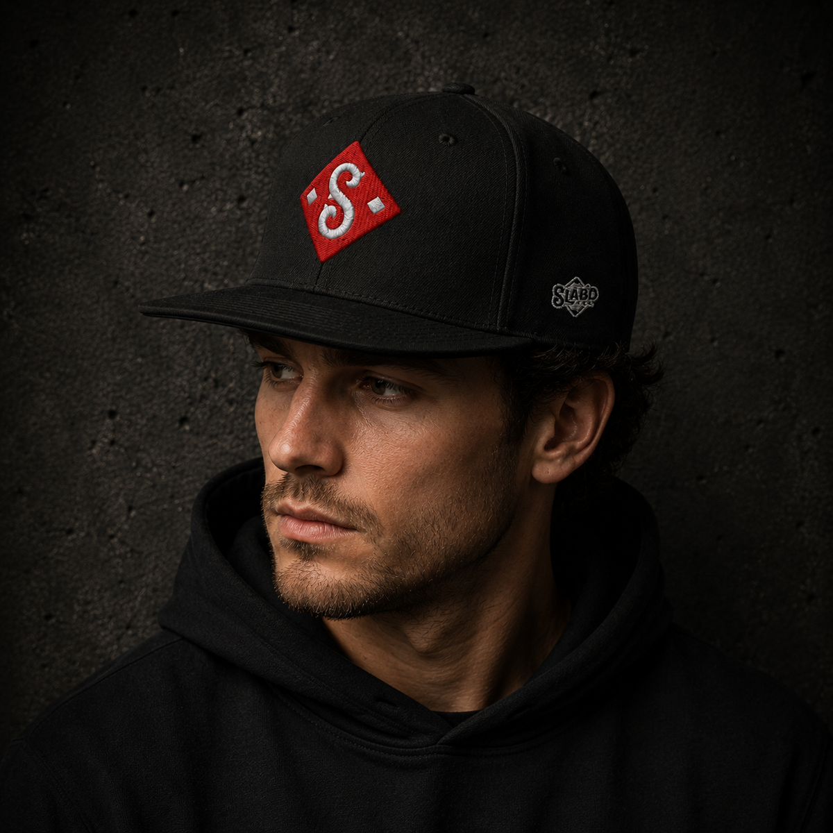 Slab'dUSA S2 Snapback Red Diamond Logo
