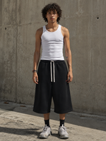 Uber Relaxed Three-quarter Sweats