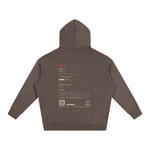 POP CONTROL // ANTI-TRUST Oversize Fleeced Hoodie