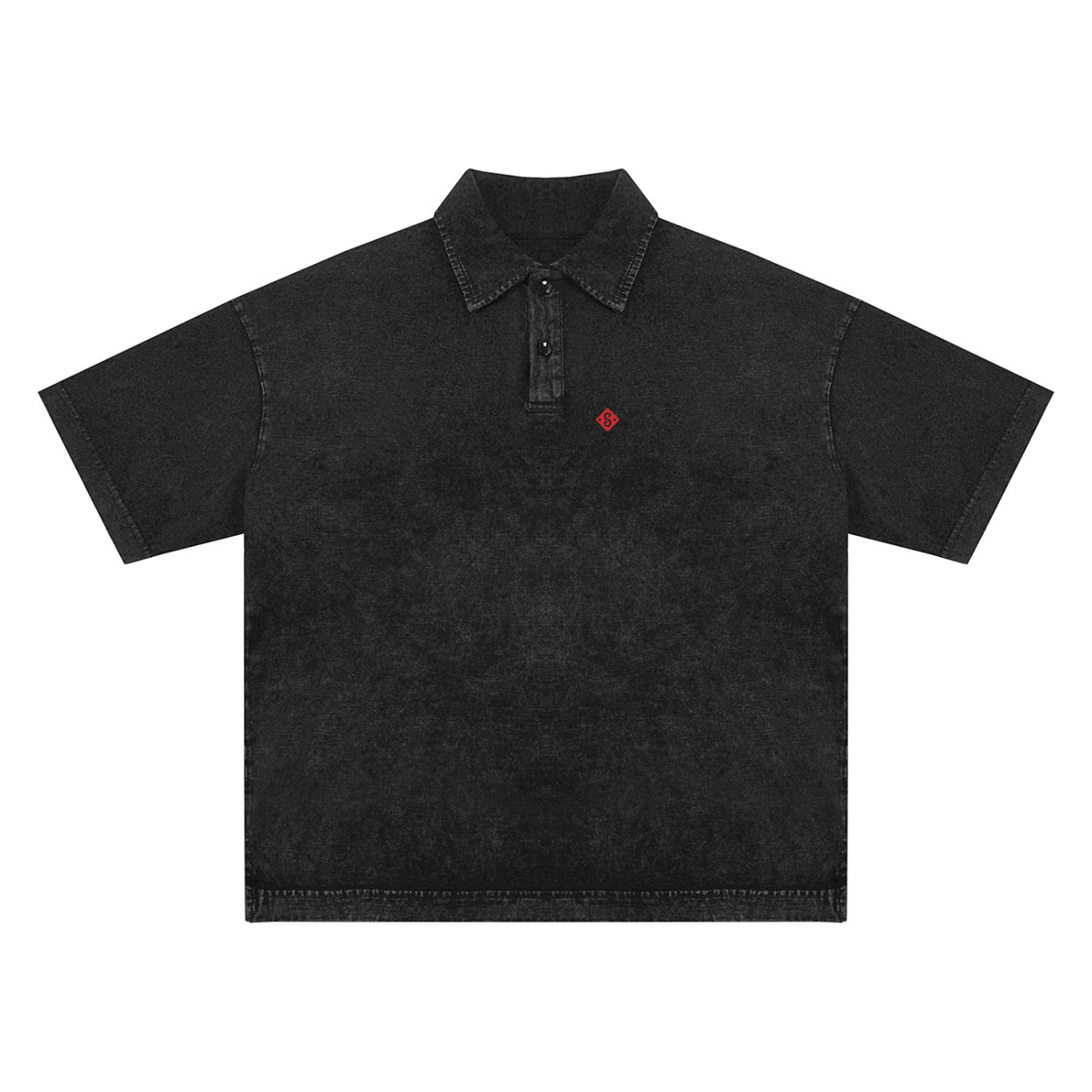 Slab'dUSA | Heavyweight Snow-Washed Polo