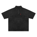 Slab'dUSA | Heavyweight Snow-Washed Polo